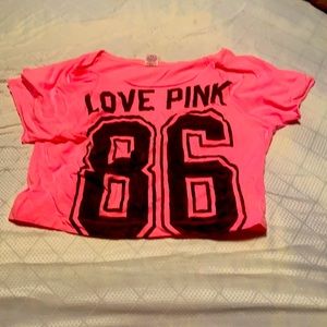PINK M crop top